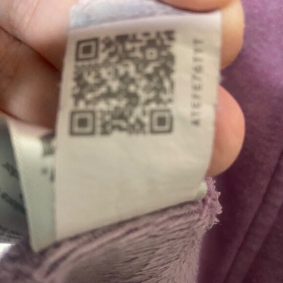 Ugg Womens Purple Fleece Open Front Cardigan With Pockets Size S Cotton Blend - Picture 8 of 12